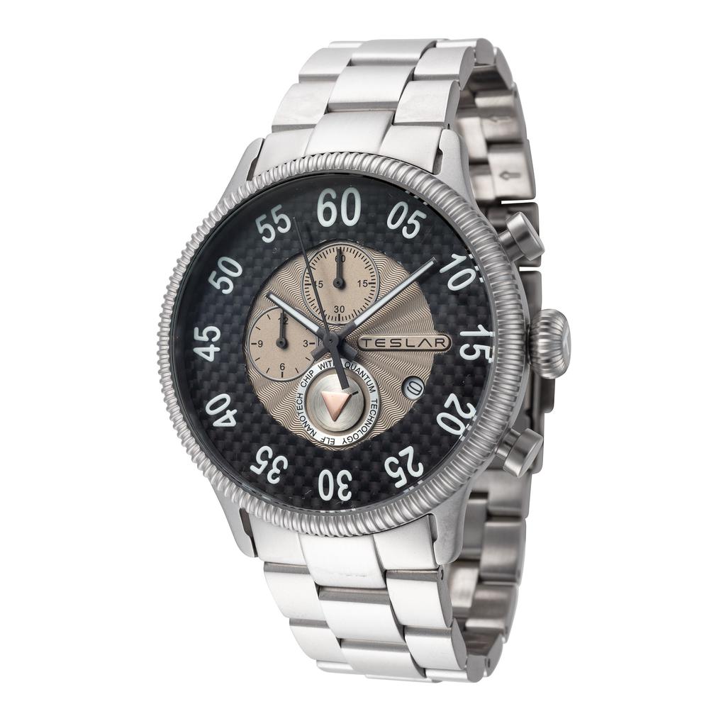 Teslar Teslar Men's Re-Balance T-4 44mm Quartz Watch
