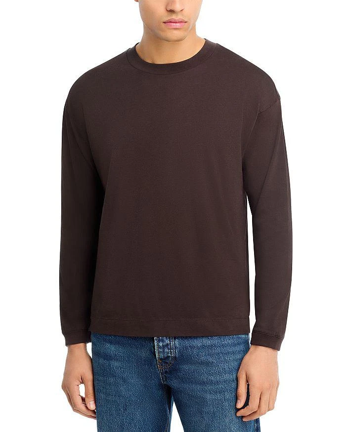 FRAME Light Cotton Long Sleeve Cotton Tee
