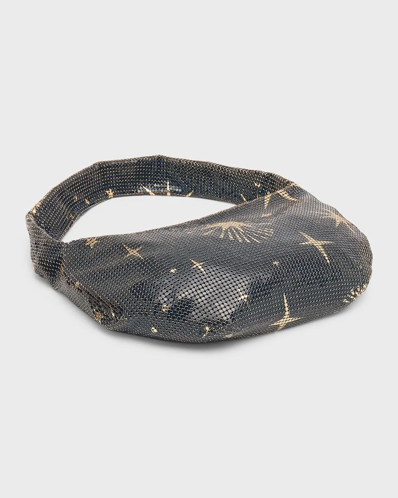 Whiting & Davis Diana Star-Print Hobo bag 2