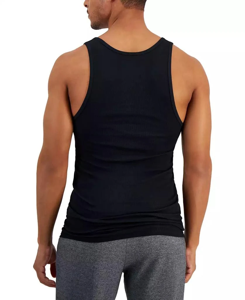 Alfani Men's 4-Pk. Regular-Fit Solid Tanks, Created for Macy's 4