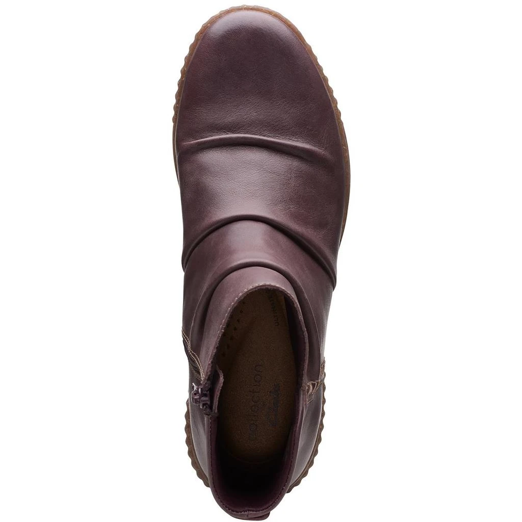 Clarks Caroline Rae Womens Leather Pull On Booties 3