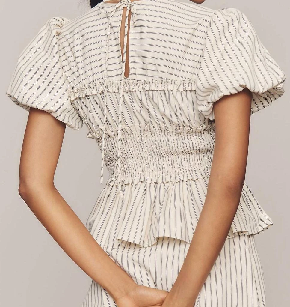 En Saison En Saison - Azra Puff-sleeve Top 2