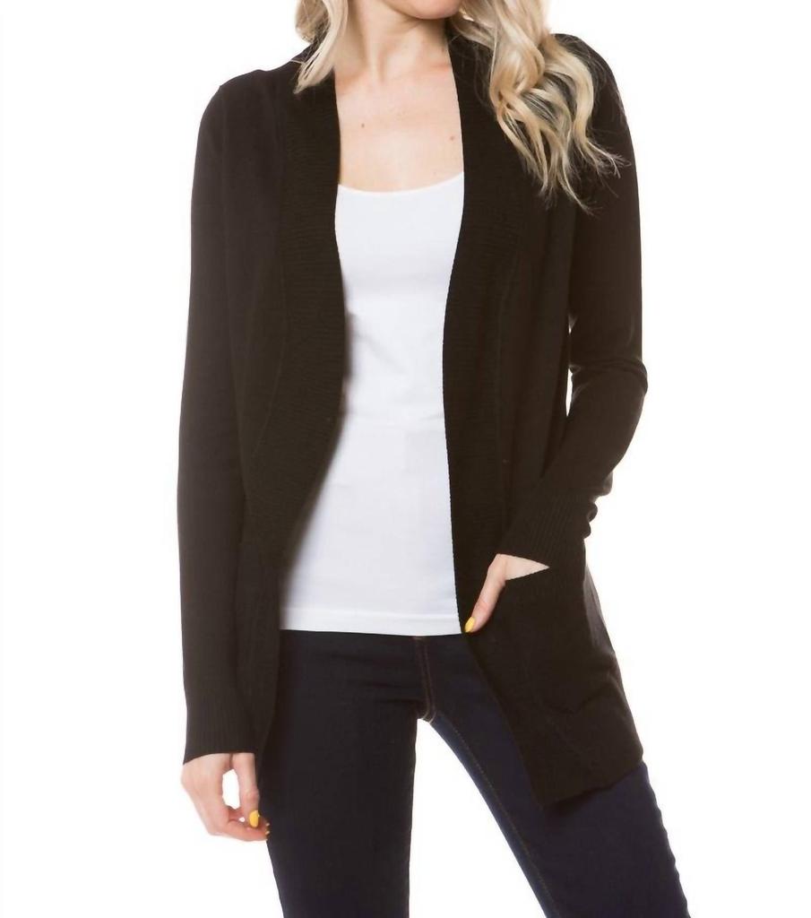 CIELO Cielo - Open Front Knit Cardigan