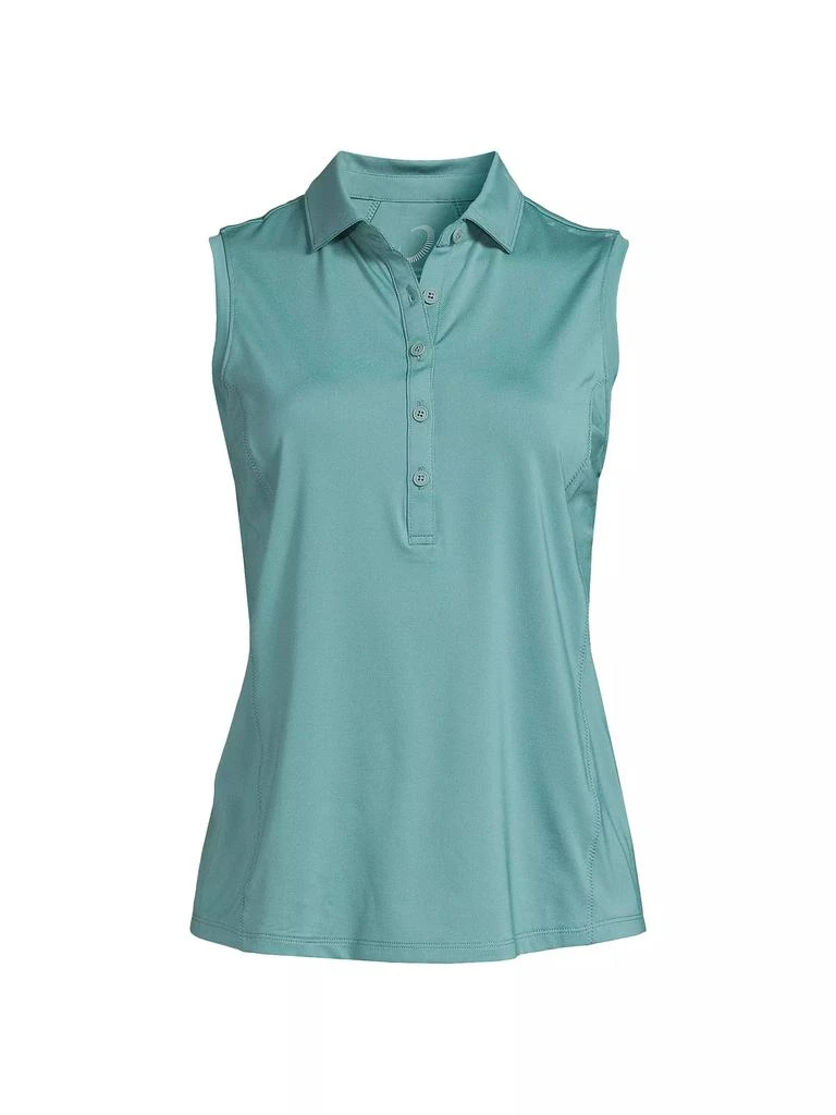 Zero Restriction Tae Sleeveless Polo Top 1