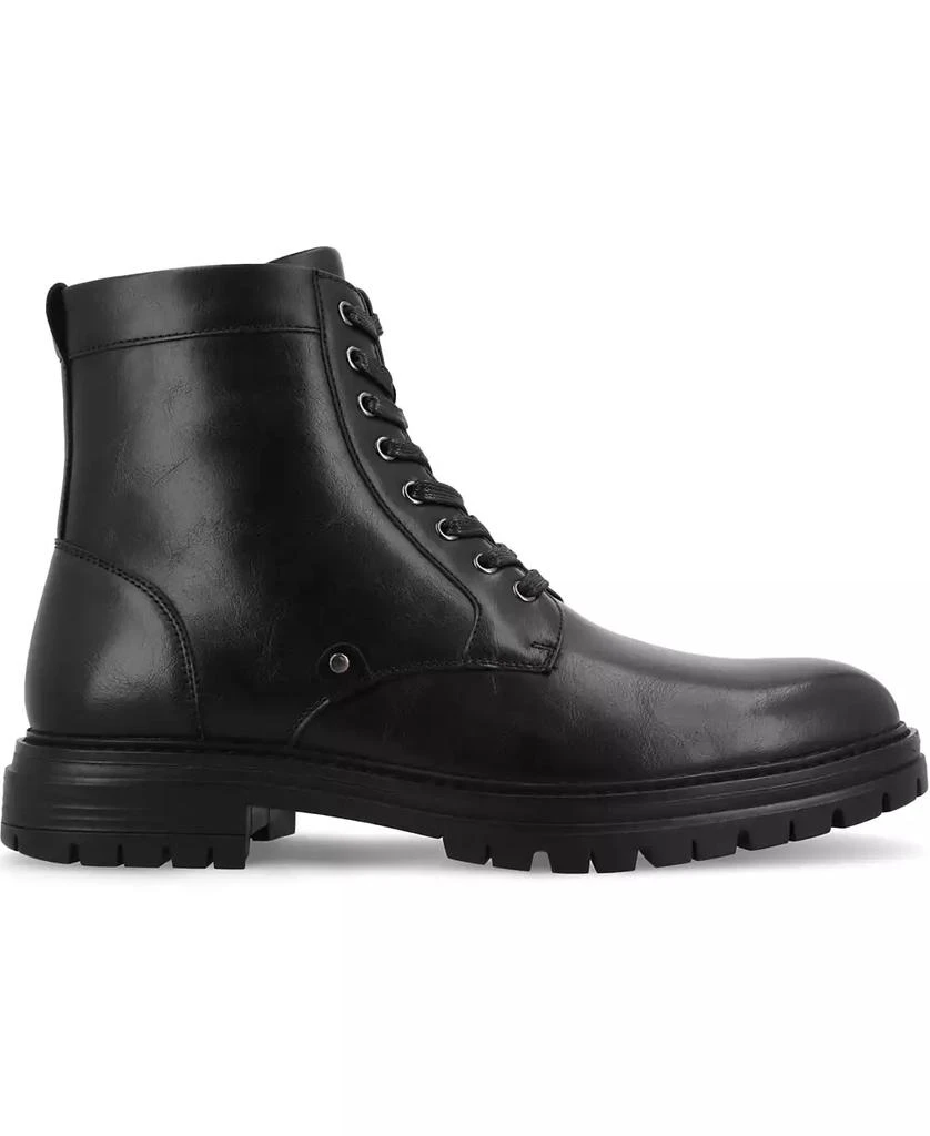 Vance Co. Men's Denver Tru Comfort Foam Plain Toe Lace-Up Ankle Boots 2