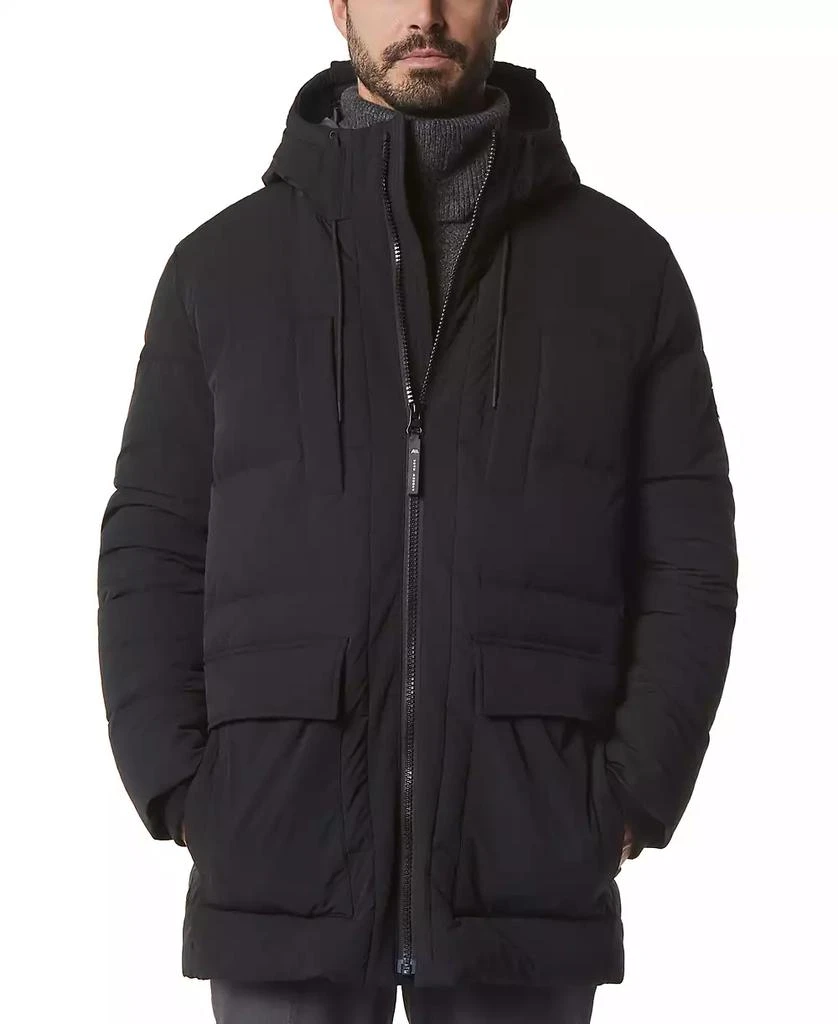 Marc New York by Andrew Marc Men's Silverton Crinkle Down Parka with Top Stitching 5