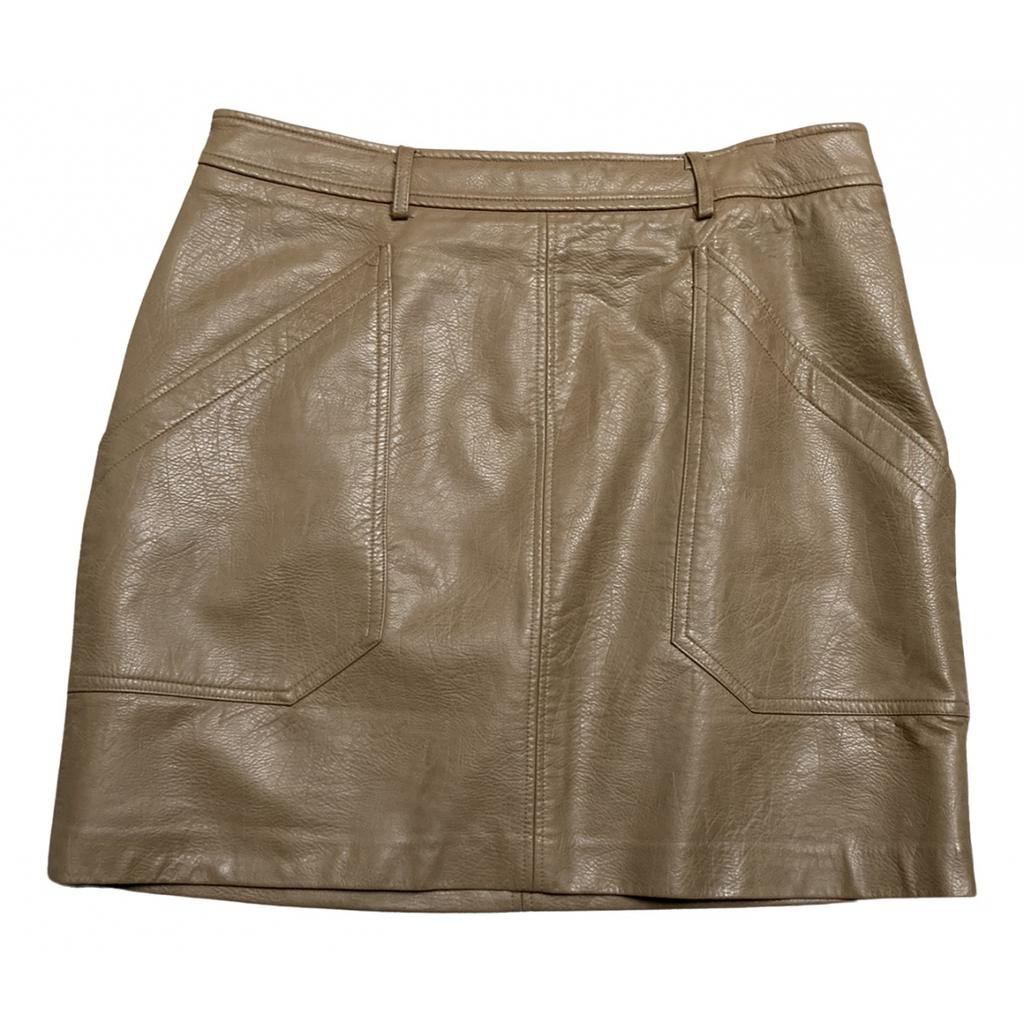 STRADIVARIUS Stradivarius Vegan leather mini skirt