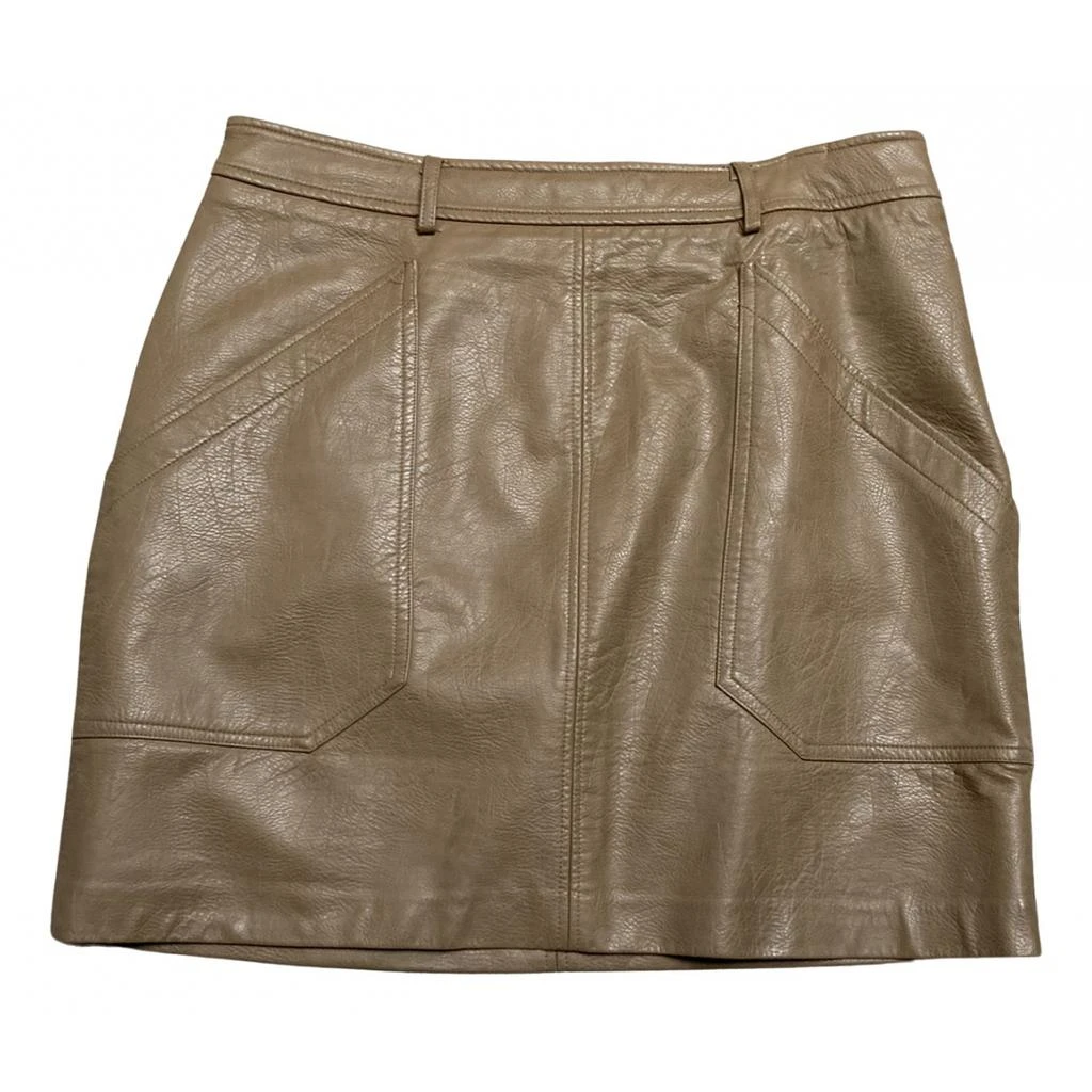 STRADIVARIUS Stradivarius Vegan leather mini skirt 1