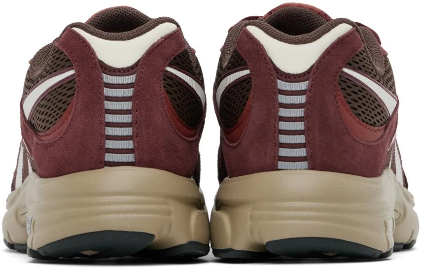 Reebok Brown & Burgundy Premier Road Plus VI Sneakers 2