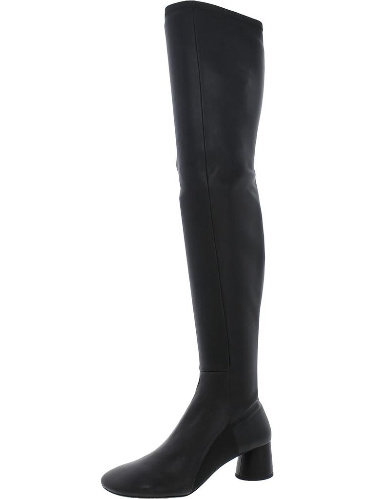 Proenza Schouler Louise Bice Womens Leather Tall Over-The-Knee Boots