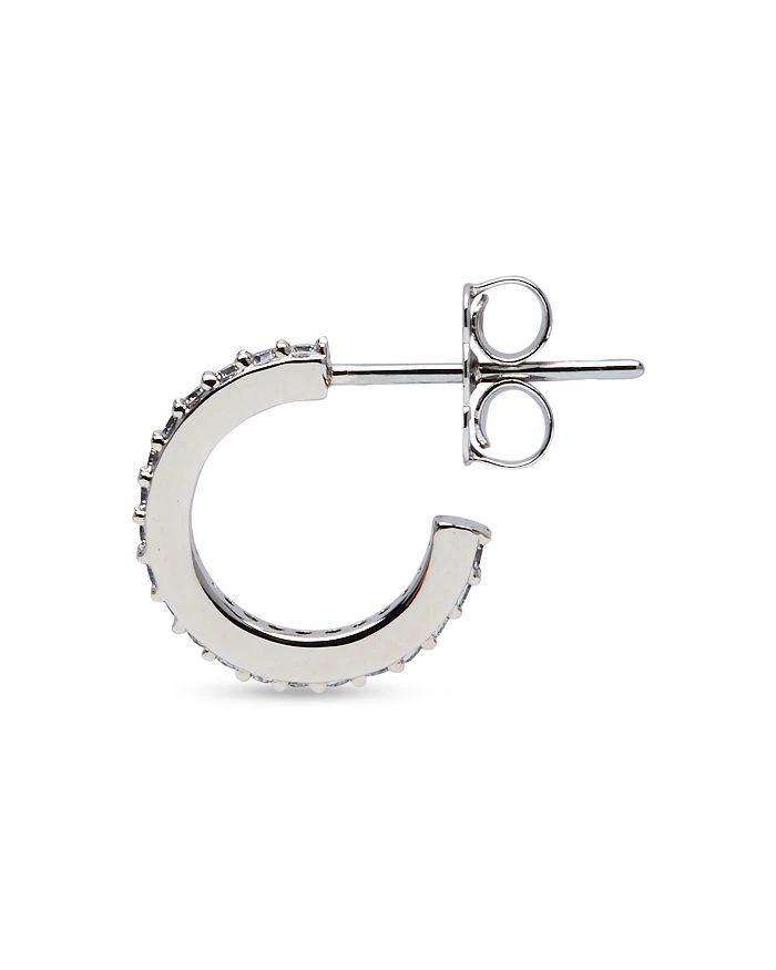 Nadri Pavé Hoop Earrings 3