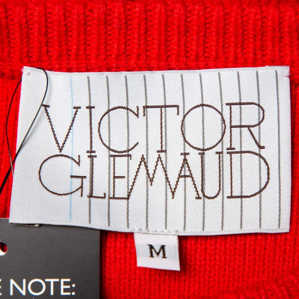 Victor Glemaud Victor Glemaud Red Knit Sleeveless Open Back Detail Sweater Vest M 5