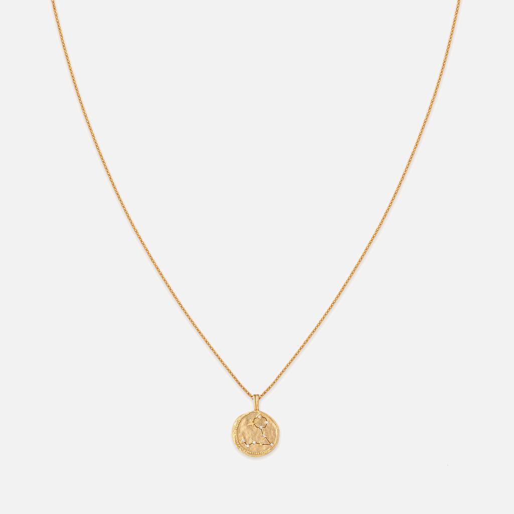 ASTRID & MIYU Astrid & Miyu Pisces Zodiac 18-Karat Gold-Plated Sterling Silver Necklace