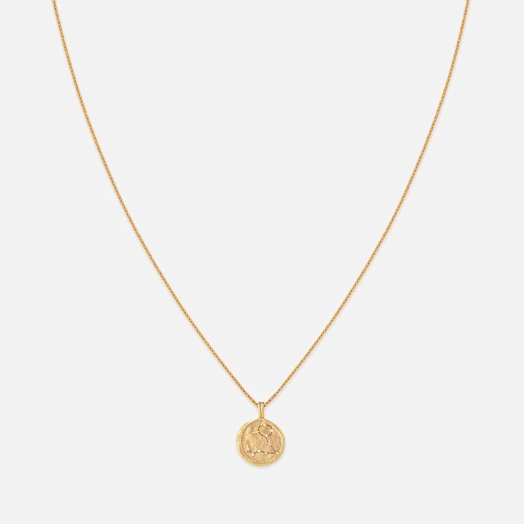 ASTRID & MIYU Pisces Zodiac 18-Karat Gold-Plated Sterling Silver Necklace 1