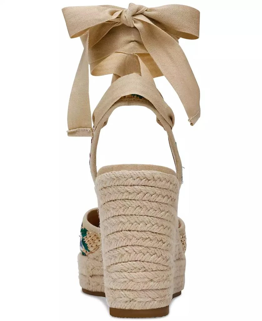 Steve Madden Women's Vero Platform Raffia Wedge Sandals 3