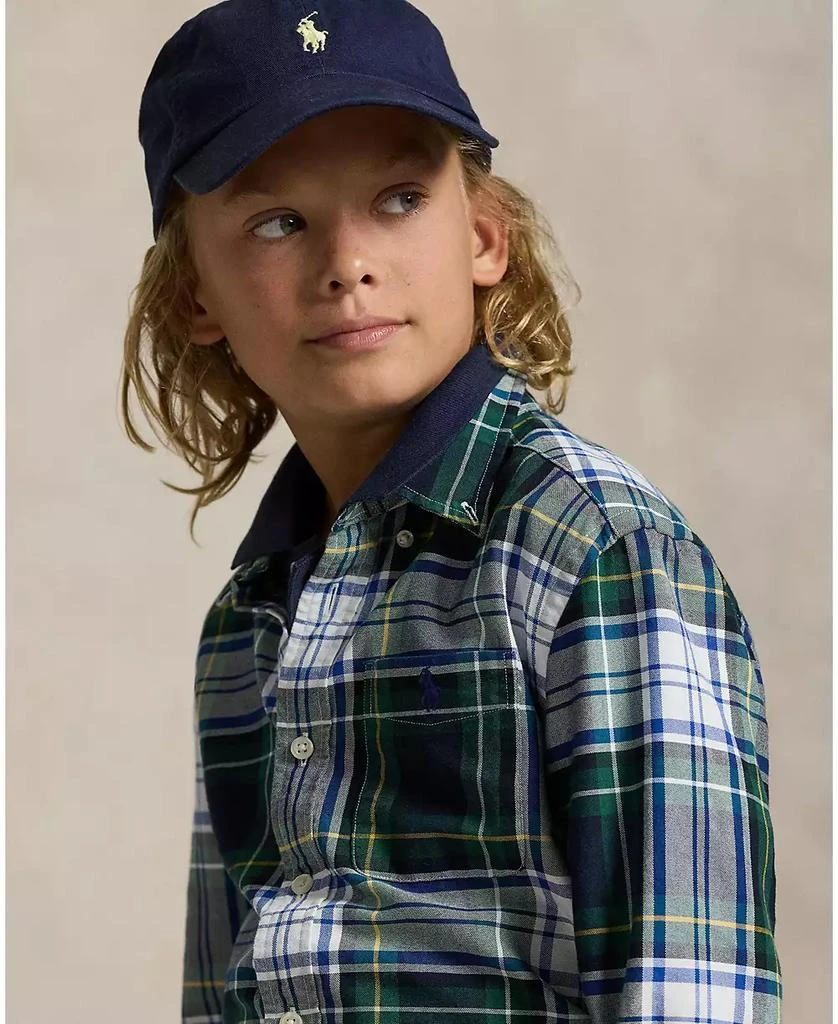 Ralph Lauren Boys
 8-20 Plaid Long Sleeve Oxford Shirt 3