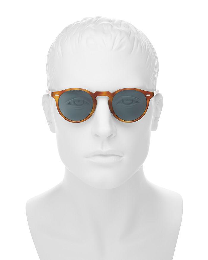 Oliver Peoples Gregory Peck Round Sunglasses, 47mm