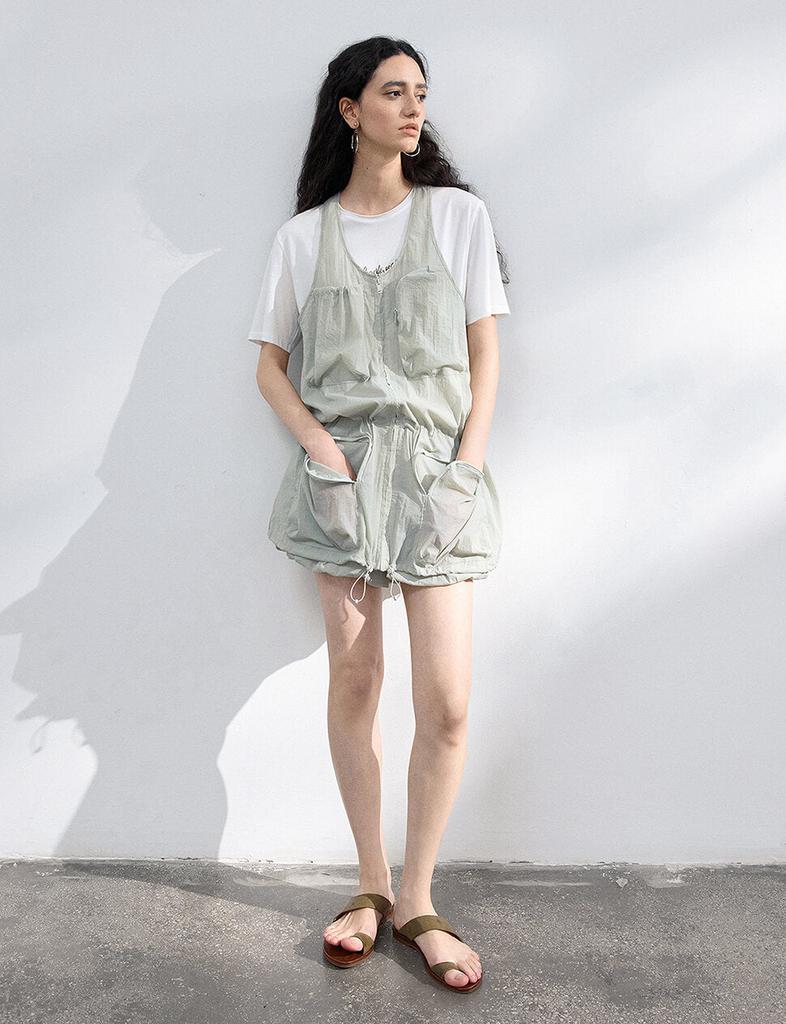 Pixie Market Pebble Parachute Pocket Tank-PREORDER