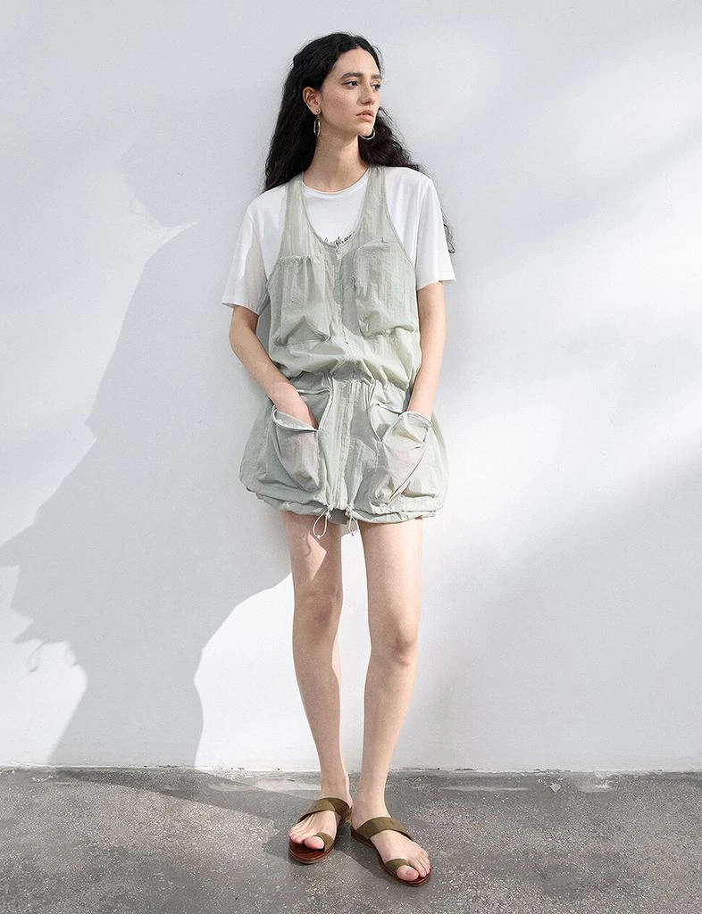 Pixie Market Pebble Parachute Pocket Tank 1