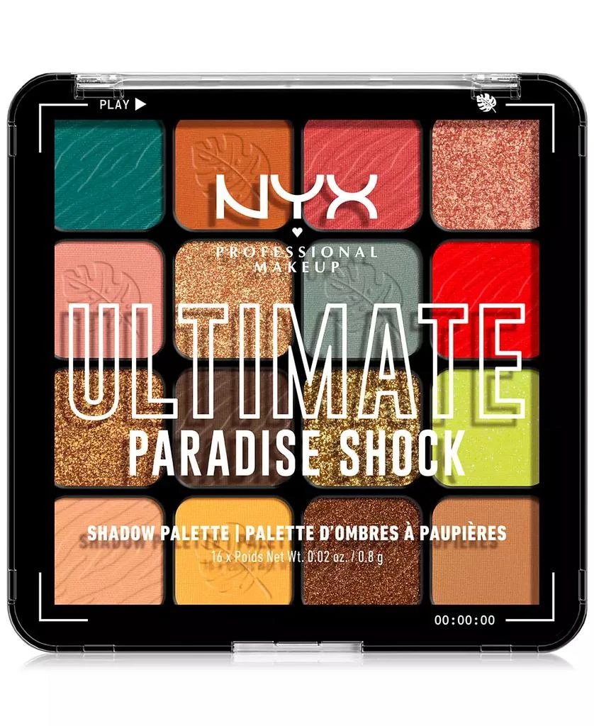 NYX Professional Makeup Ultimate Shadow Palette - Paradise Shock 6