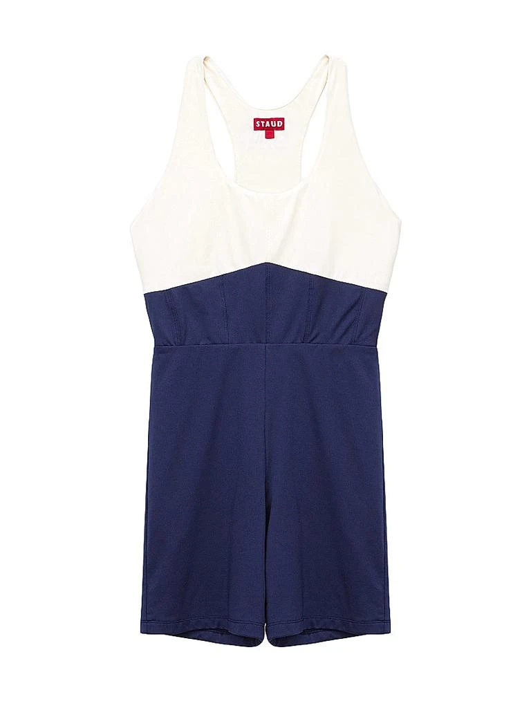 Staud STAUD COURT Bounce Two-Tone Short Unitard