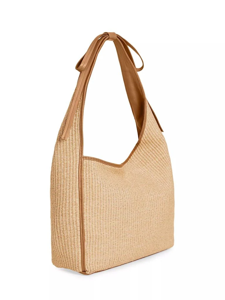 Reformation Medium Vittoria Raffia Shoulder Bag 4