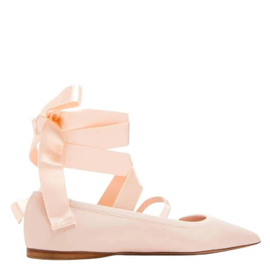 Salvatore Ferragamo Ferragamo Ankle Ribbon Ballet Flats 2