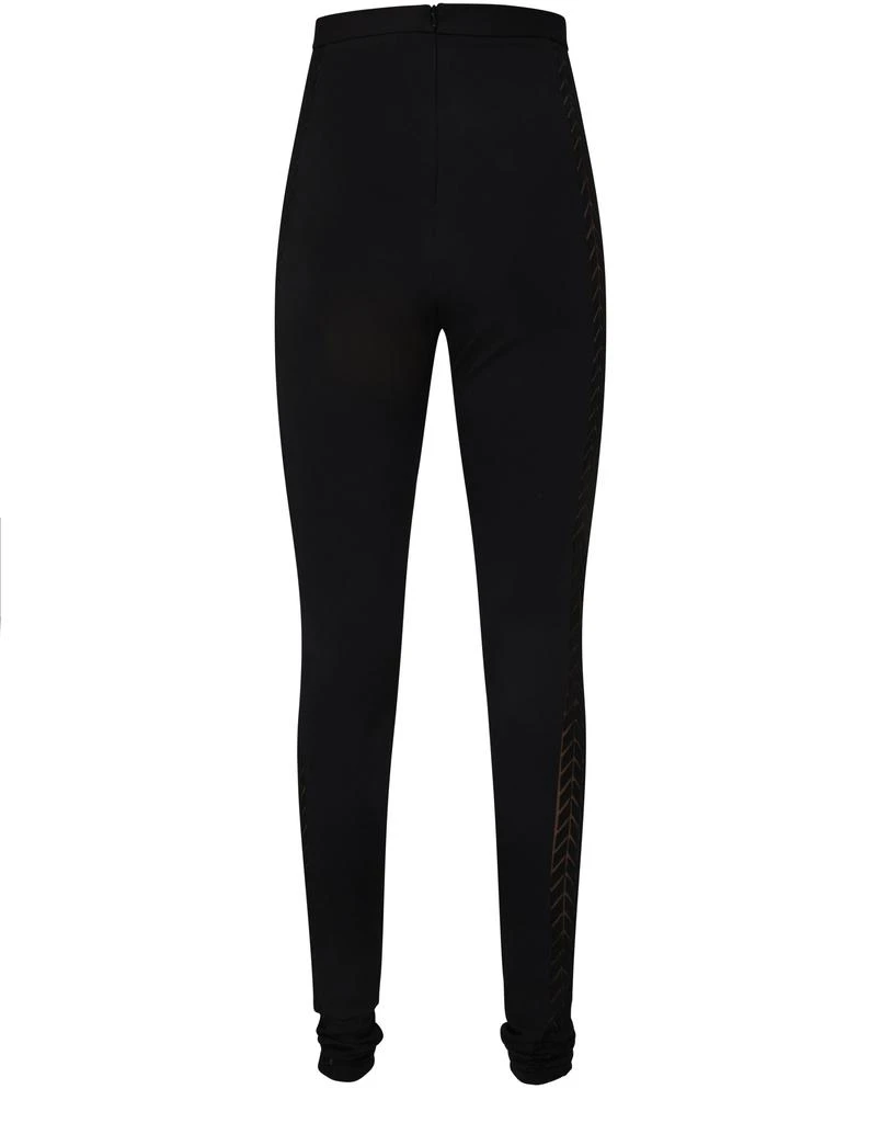 David Koma Tyre Track Macrame Side Insert Leggings 3