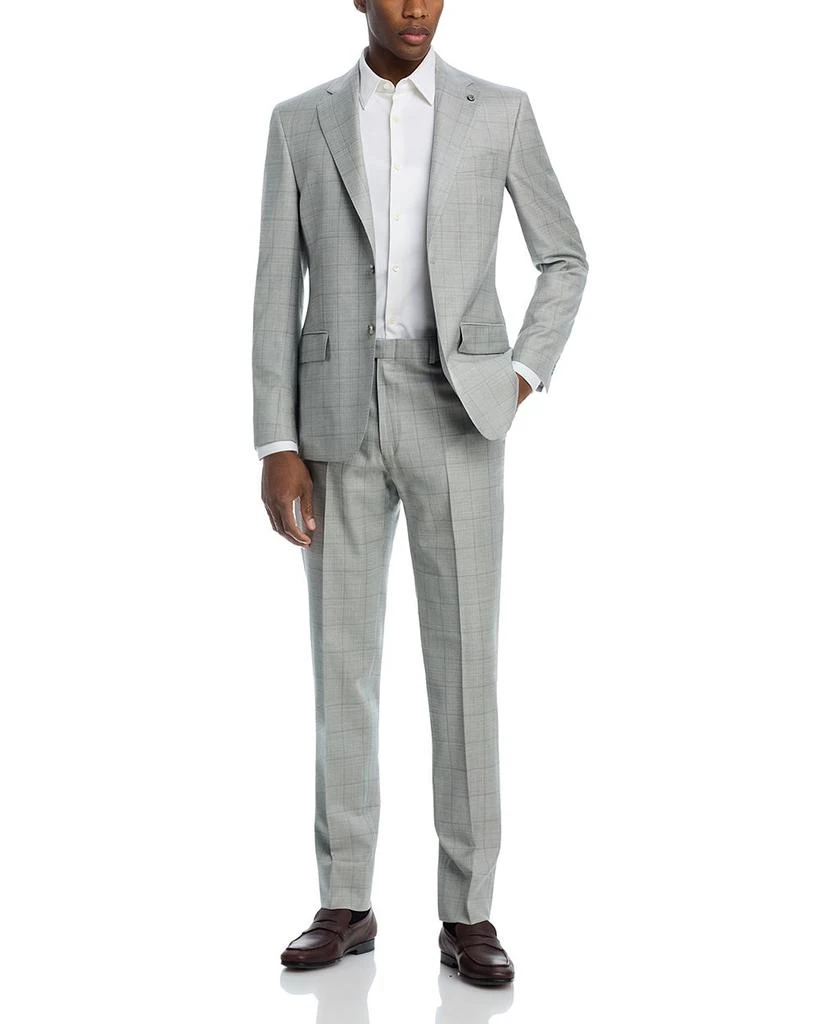 Hart Schaffner Marx Classic Fit Shark Tonal Windowpane Suit 2