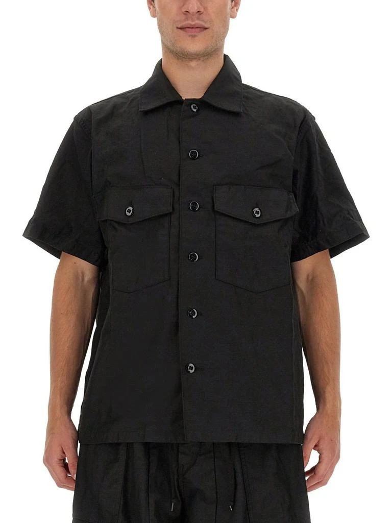 Needles Needles Short-Sleeved Buttoned Shirt 1