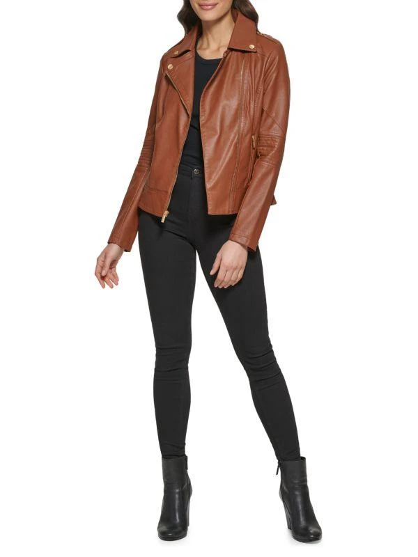 GUESS Faux Leather Jacket 5
