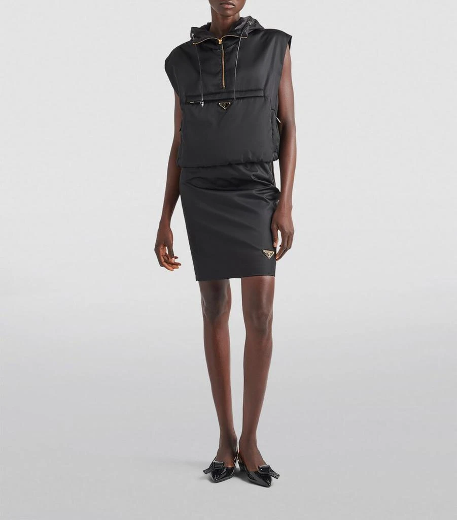 Prada Re-Nylon Pencil Skirt 2