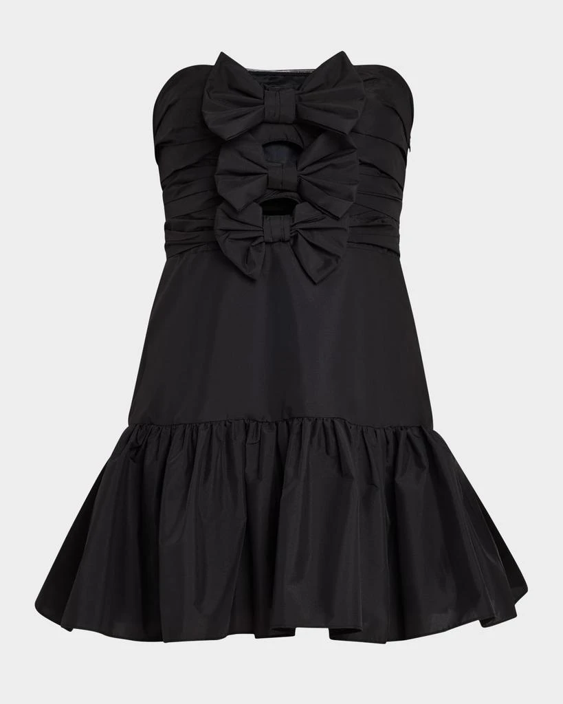 LOVESHACKFANCY Woodlow Bow Mini Dress 1
