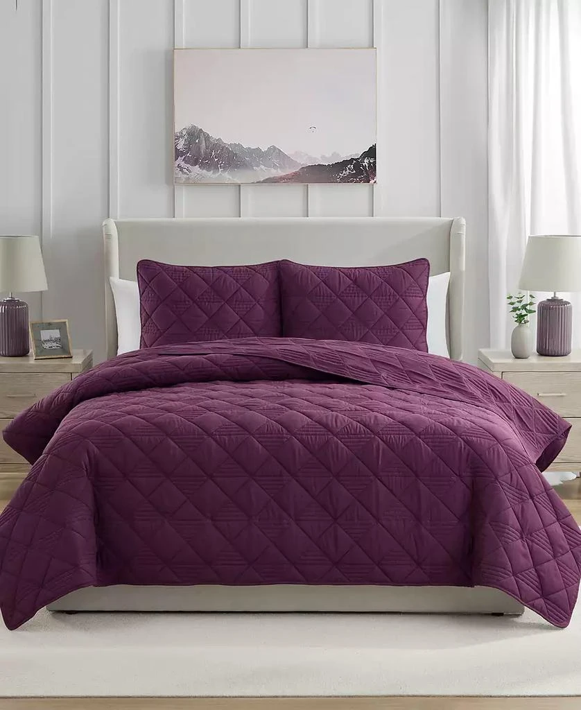 VCNY Home Lucy Pinsonic Diamond 3-Pc. Quilt Set 1