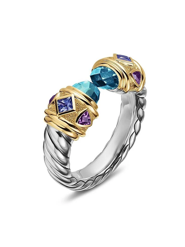 David Yurman Renaissance Color Ring in Sterling Silver 2