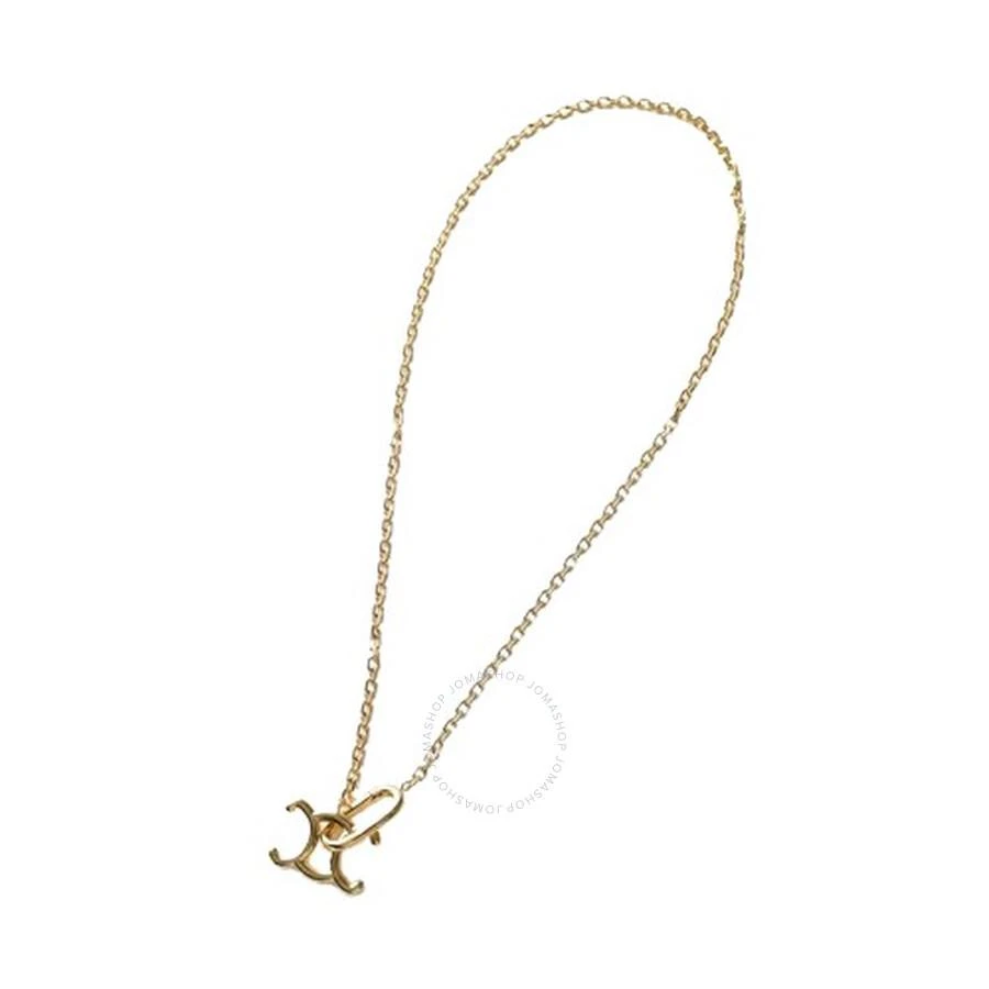 Celine Triomphe Lock Necklace - Gold 1
