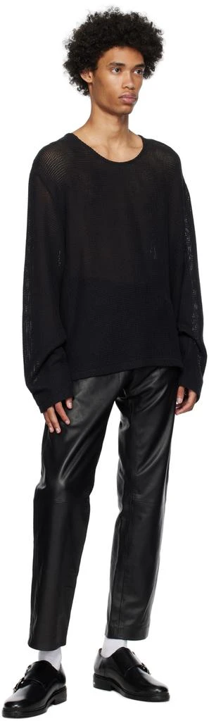 Toga Virilis SSENSE Exclusive Black Pin-Buckle Loafers 5