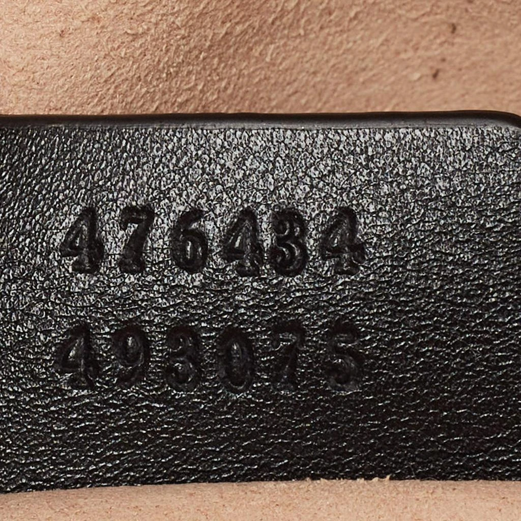 Gucci Gucci Black Matelassé Leather Mini GG Marmont Belt Bag 12