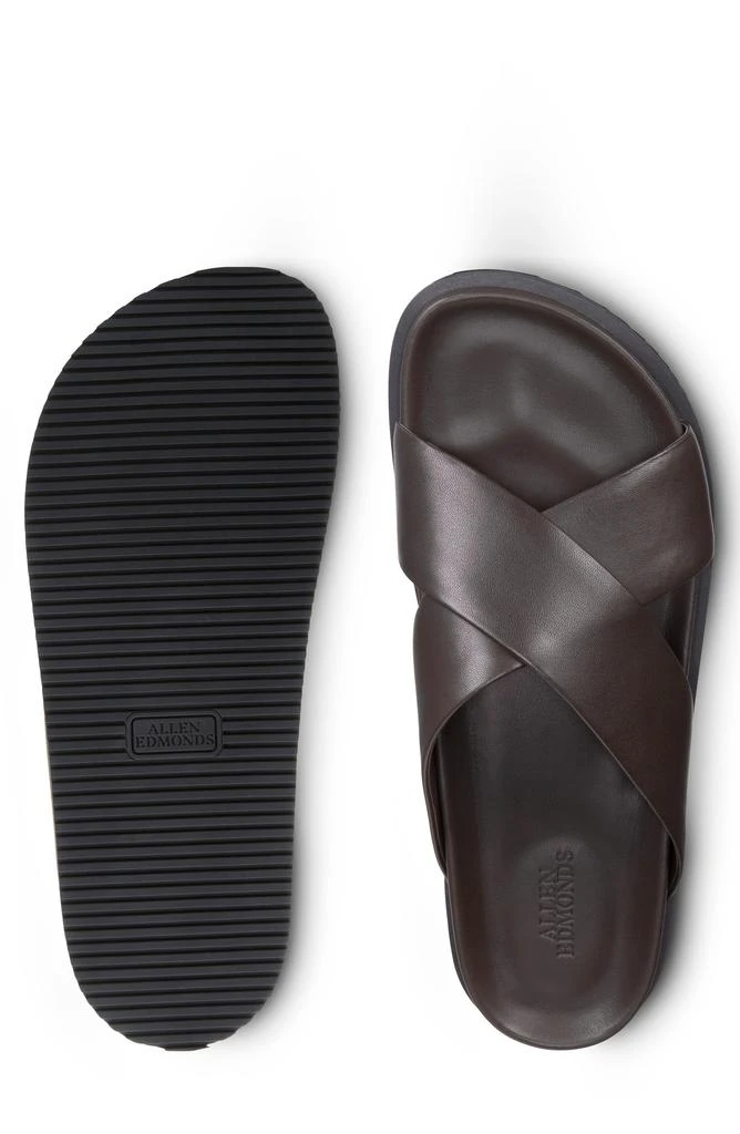 Shop Del Mar Leather Slide Sandal on Sale at BeyondStyle  display picture 3