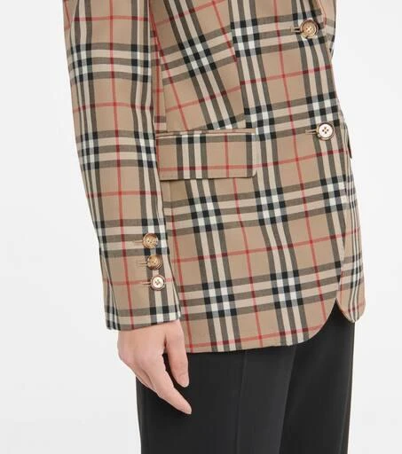 Burberry Vintage Check wool blazer 5