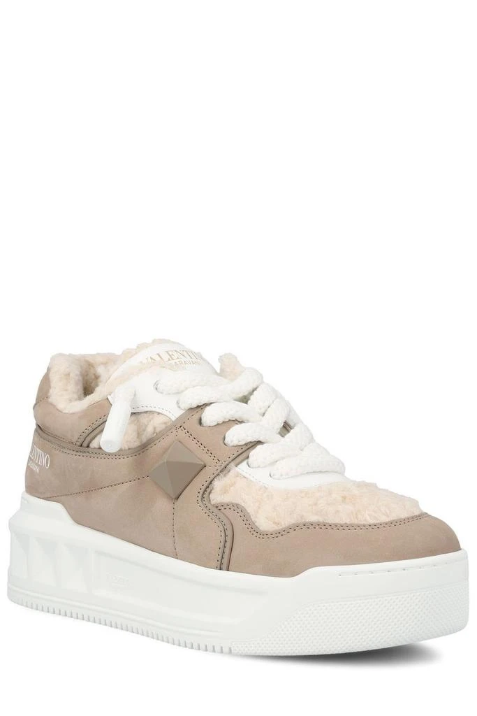 Valentino Valentino Garavani One Stud Lace-Up Sneakers 2
