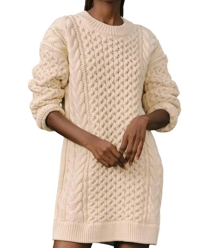 retrofete knit dresses retrofête Connie Knit Dress - Metallic Rose Pinot main image 0