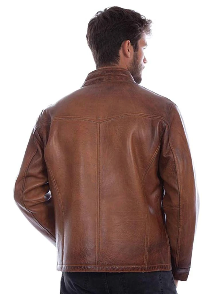 Scully Scully - Men's Luxurious Lamb Leather Shearling Lined Jacket 3