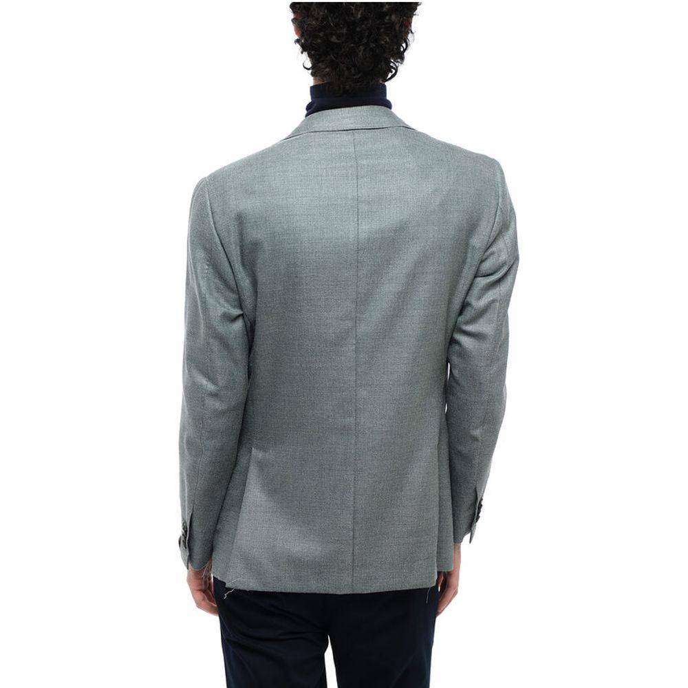 Corneliani Half-lined Silk Blend Blazer with Patch Men's Pockets