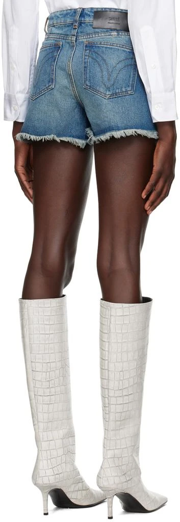 AMI Blue Five Pockets Shorts 3