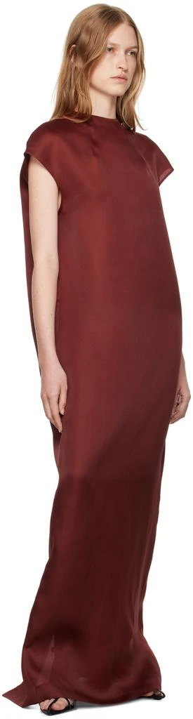 Khaite Burgundy Lohan Maxi Dress 4