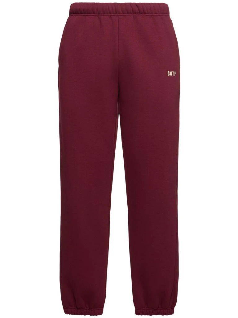 SOTF Cotton Blend Elastic Cuff Sweatpants 1