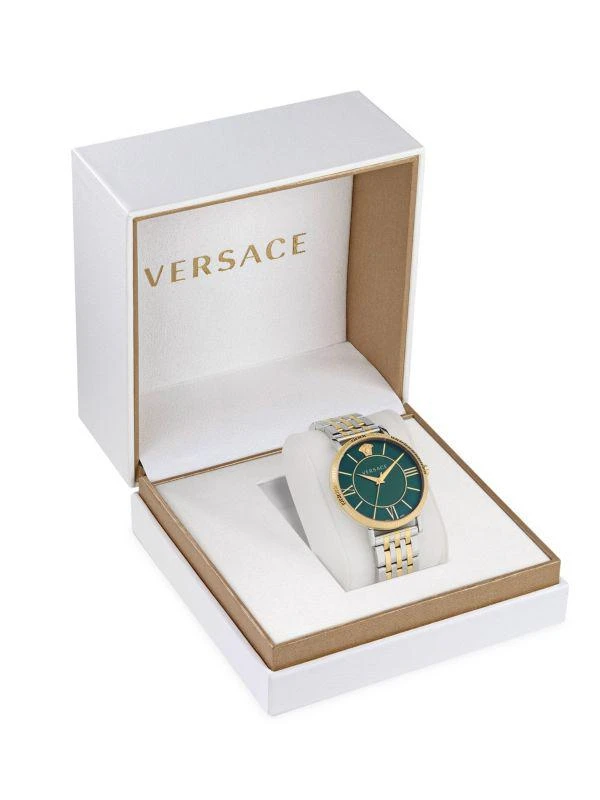 Versace V-Eternal Two-Tone Stainless Steel Bracelet Watch/42MM 5