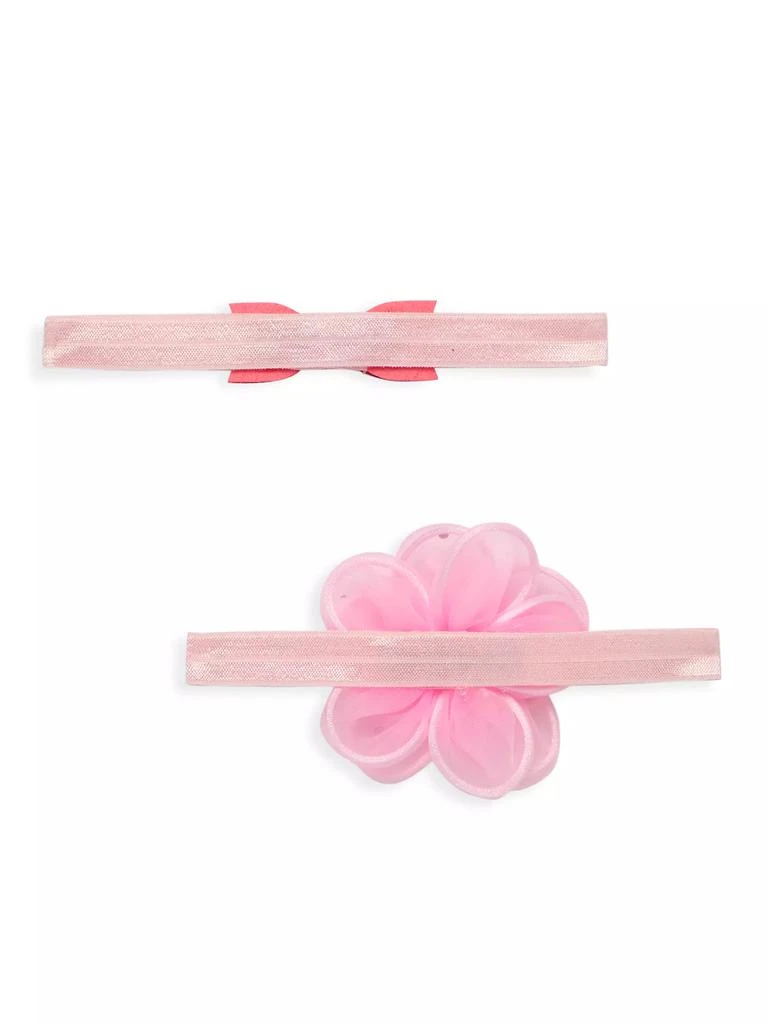 Bari Lynn Baby Girl's Bow Headband Set 2