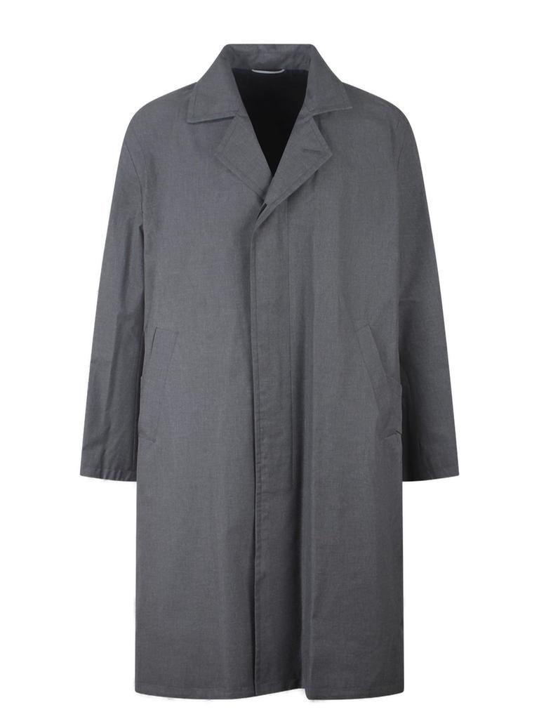 Dior Homme Grey Wool Zip Front Hooded Duffle Jacket XXL – On Sale